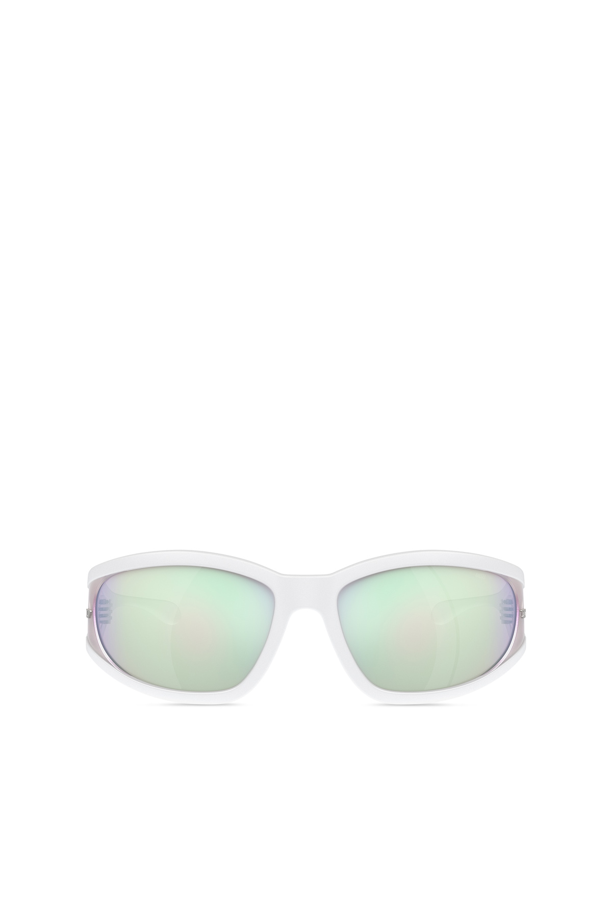 Diesel Rectangular sunglasses in acetate - Sunglasses - Unisex - White