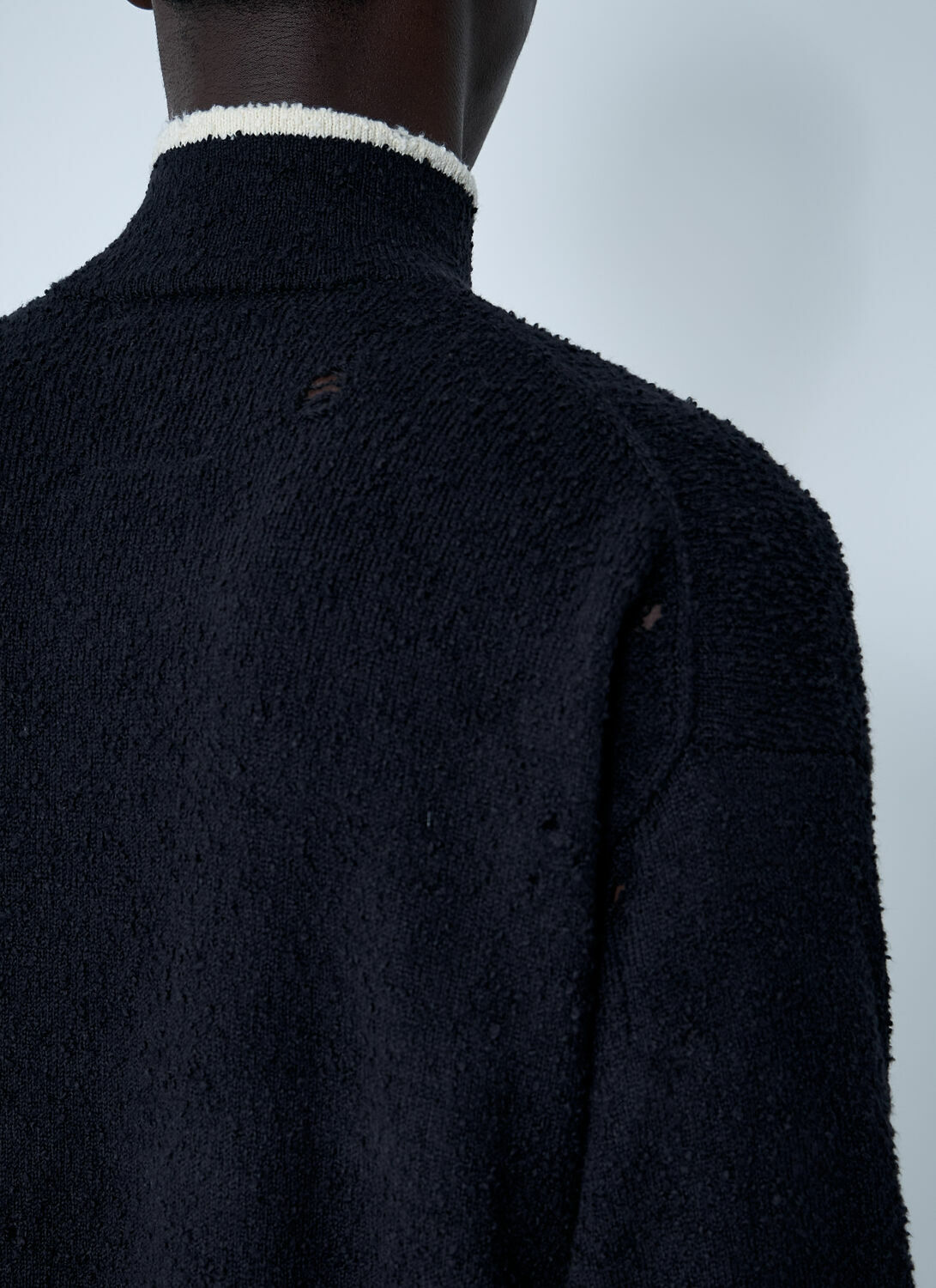 Maison Mihara Yasuhiro Distressed Sweater
