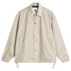 New Amsterdam Surf Association Men's Logo Coach Jacket in Warm Sand
