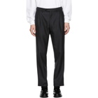 Burberry Grey Prince of Wales Trousers