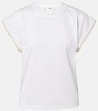 Frame The Crochet cotton jersey T-shirt