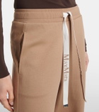 'S Max Mara Bali cotton-blend jersey wide-leg sweatpants