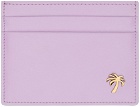 Palm Angels Purple Palm Beach Card Holder