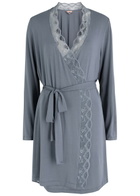Eberjey Georgina Jersey Robe Grey