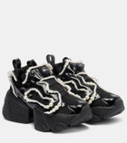 Noir Kei Ninomiya x Reebok embellished platform sneakers
