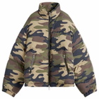 END. x Cole Buxton Hooded Cropped Insulated Puffer in Camo