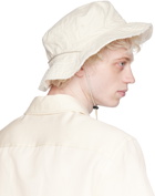 Our Legacy White Space Bucket Hat