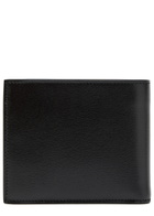 Saint Laurent Logo Leather Wallet - Black - One Size