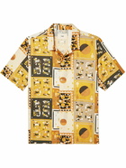 Folk - Gabe Printed Cotton Shirt - Yellow