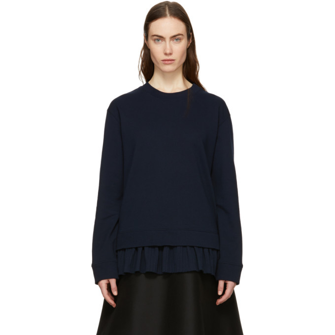 Photo: Cedric Charlier Navy Frill Sweatshirt