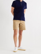 ORLEBAR BROWN - Clive Slim-Fit Cotton and Linen-Blend Terry Polo Shirt - Blue