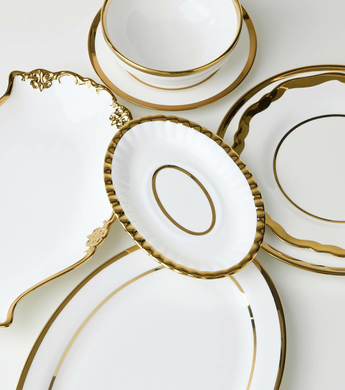 Polspotten Golden Finds serving set by Jan Wolleswinkel