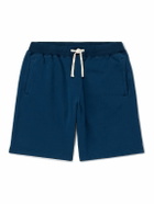Beams Plus - Straight-Leg Cotton-Jersey Drawstring Shorts - Blue