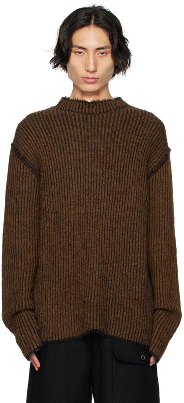 Photo: UMA WANG Brown Crewneck Sweater