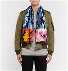 Valentino - Camouflage-Print Modal and Cashmere-Blend Scarf - Men - Multi