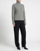 Victoria Beckham Womens Turtleneck Light in Grey