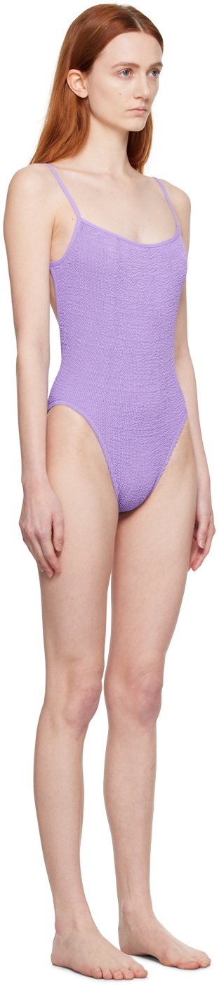 Bond-Eye Purple Low Palace Swimsuit