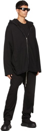 Rick Owens Drkshdw Black Zip Front Peter Jacket