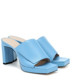 Wandler - Isa leather plateau sandals