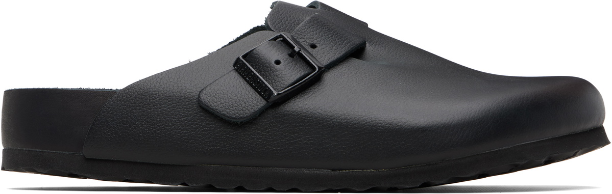 Birkenstock Black Narrow Boston Slip-on Loafers
