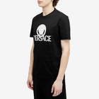 Versace Men's Medusa Print T-Shirt in Black