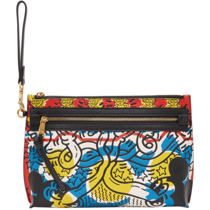 Photo: Coach 1941 Multicolor Keith Haring Edition Mickey Pouch