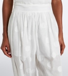 Zimmermann Solstice polka-dot cotton balloon pants