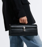 Savette Symmetry Slim Small leather top handle bag