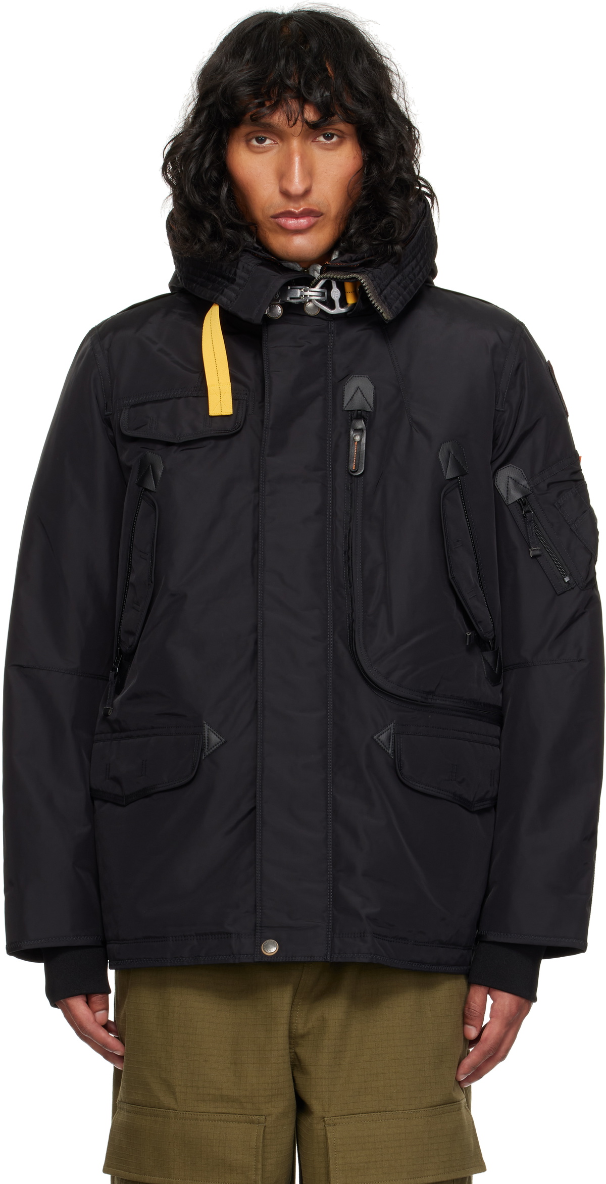 Parajumpers Black Right Hand Down Jacket Parajumpers