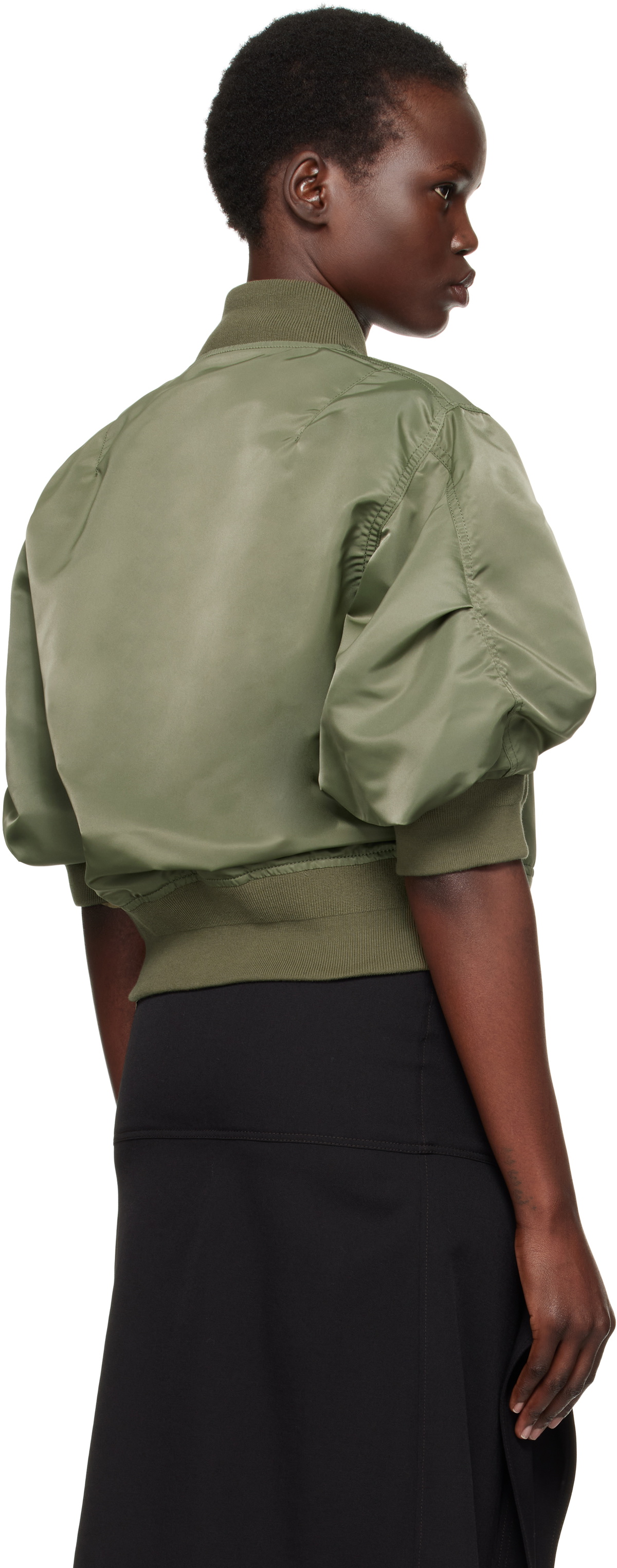 sacai Khaki Nylon Twill Blouson Sacai