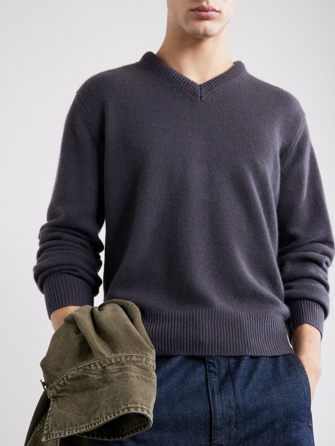LEMAIRE - Cashmere Sweater - Gray