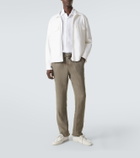 Kiton Linen slim pants
