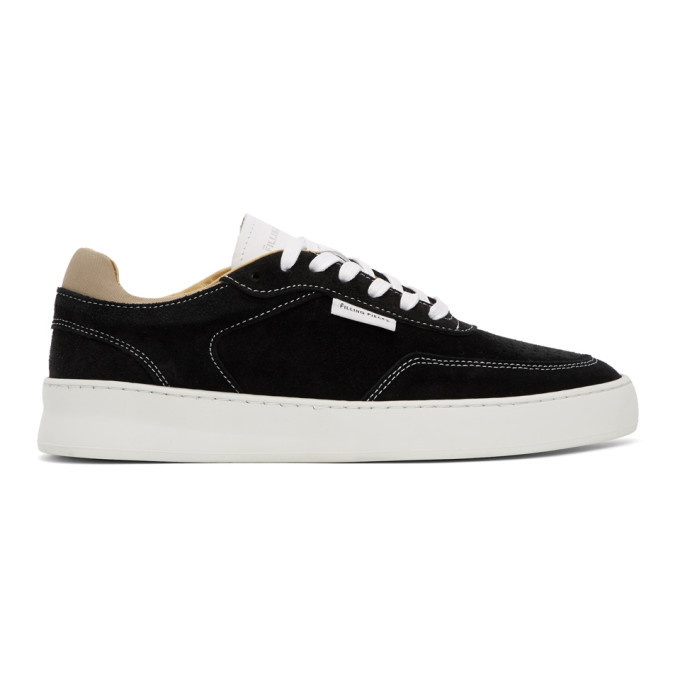 Photo: Filling Pieces Black Spate Plain Phase Sneakers