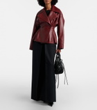 Balenciaga Le City Medium leather top-handle bag