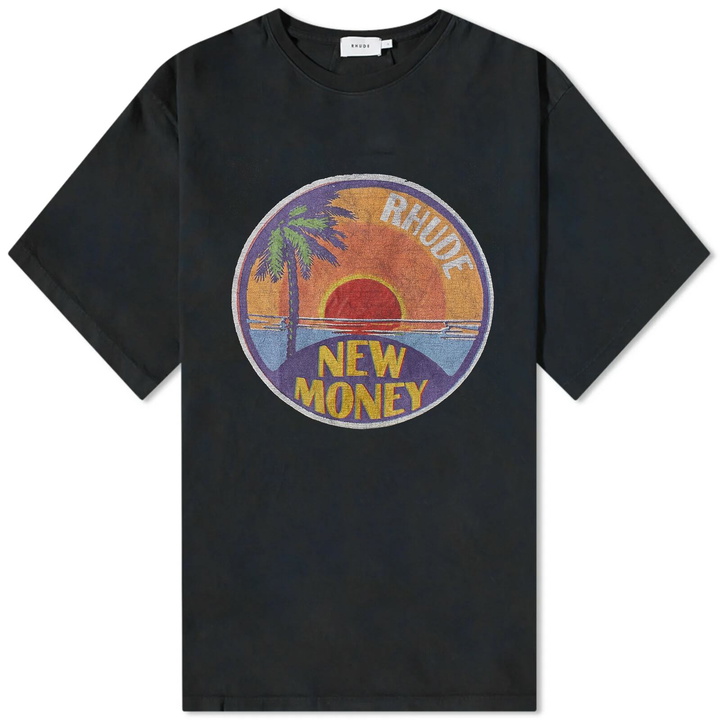 Photo: Rhude Men's Sunset T-Shirt in Vtg Black