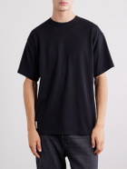 WTAPS - Sign-YD Cotton-Jersey T-Shirt - Black
