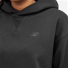 New Balance Women's NB Athletics French Terry Hoodie in Black