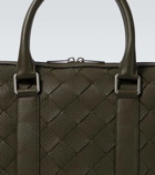 Bottega Veneta Intrecciato leather briefcase