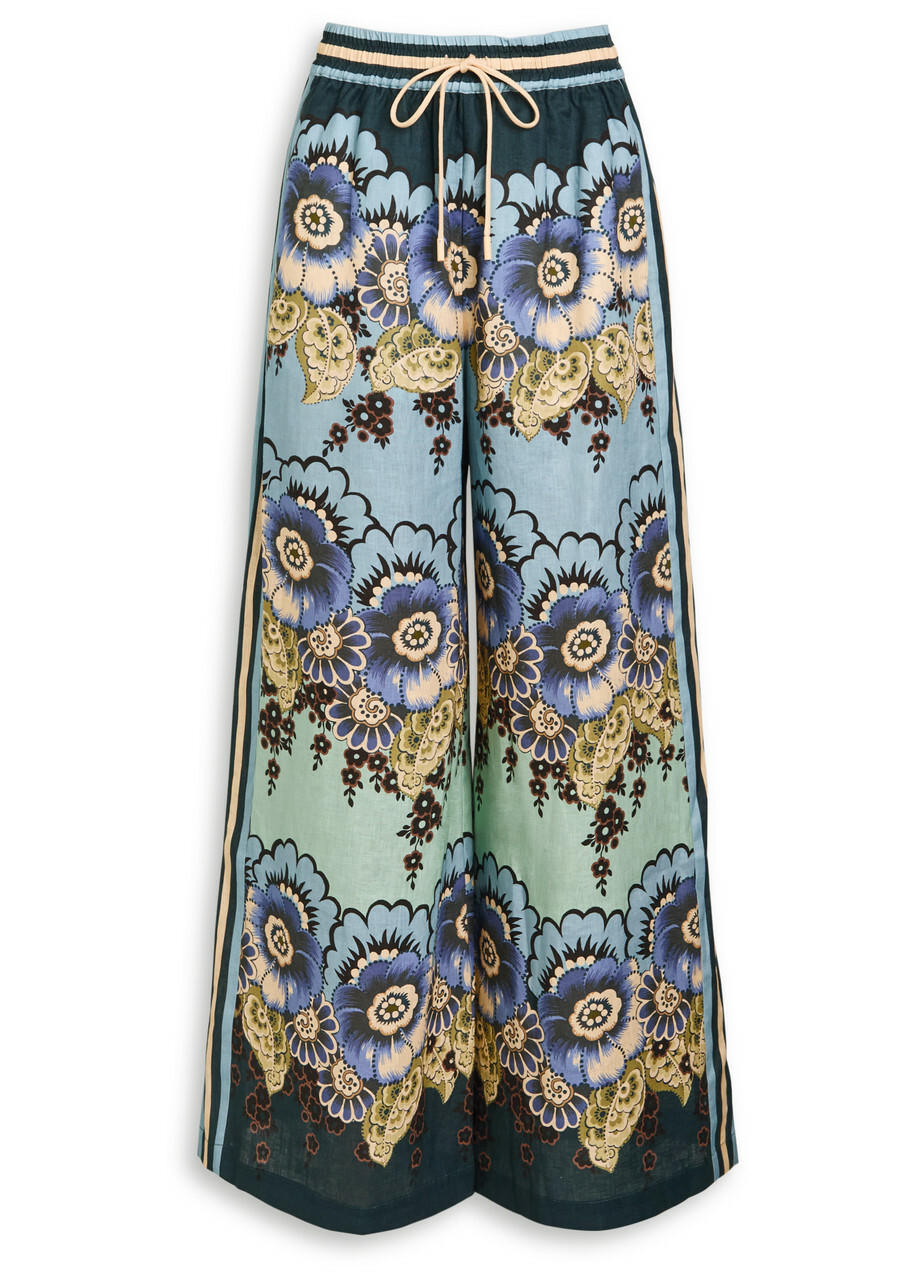 【Alemais】 La Musicaプリントシルク palazzoパンツ LA MUSICA SILK PANT – ALEMAIS