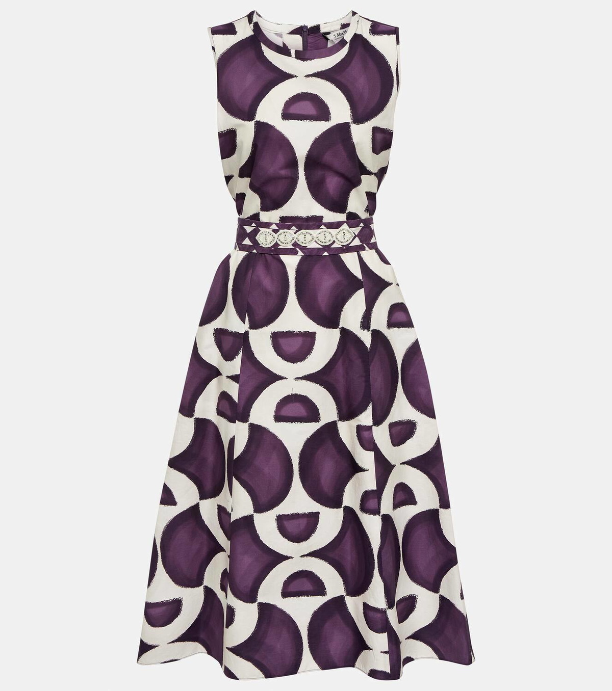 S Max Mara Sera belted cotton midi dress S Max Mara