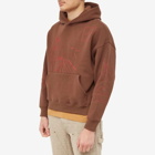 Jungles Jungles Men's Slow Down Embroidered Hoody in Brown
