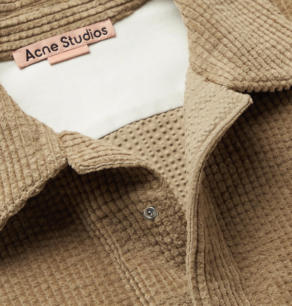 ACNE STUDIOS - Denver Cotton-Blend Corduroy Overshirt - Brown Acne
