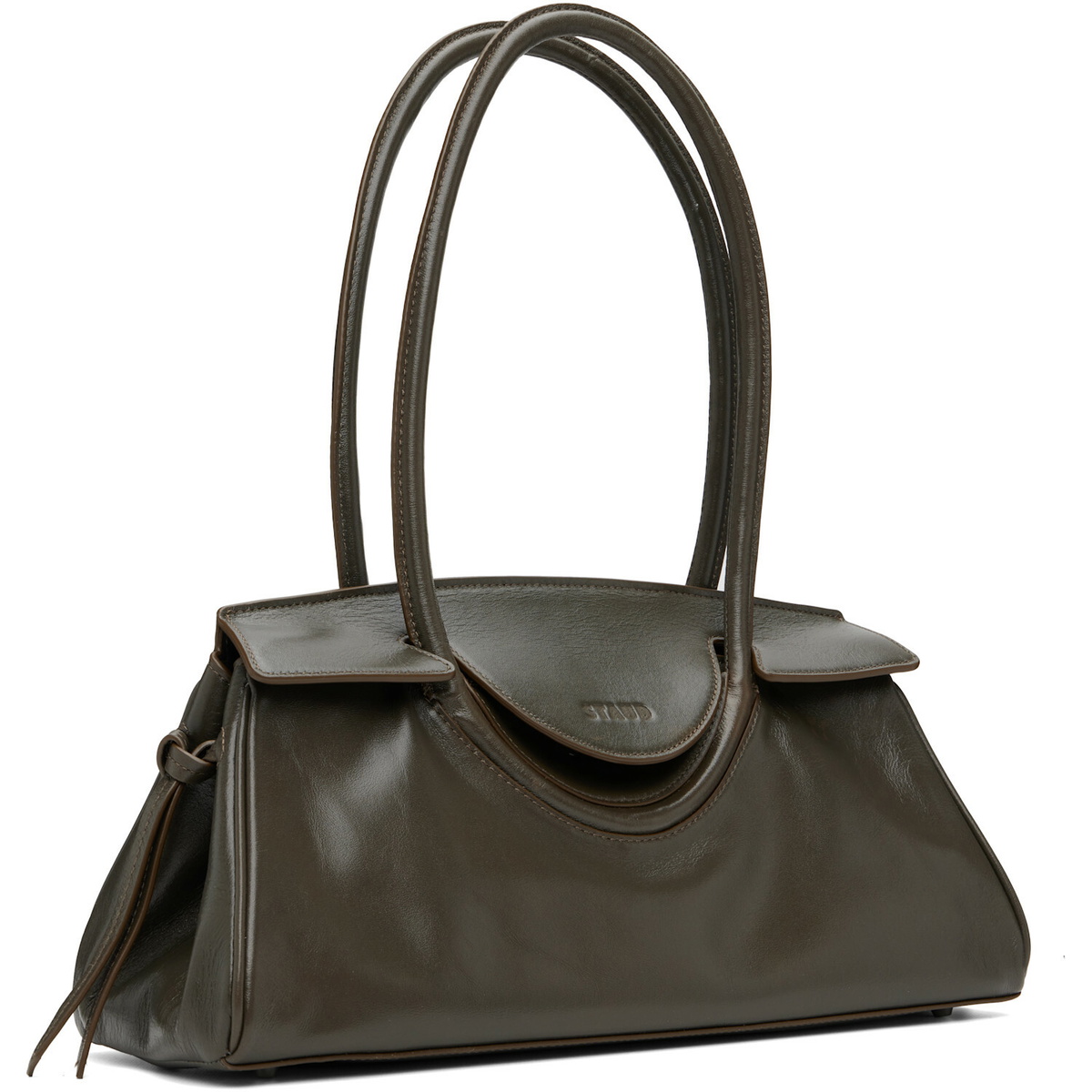 Staud Taupe Maude Shoulder Bag