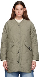 Canada Goose Green 'Black Label' Elgin Liner Reversible Down Coat