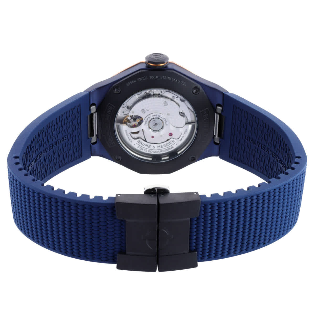 Baume et Mercier Riviera Automatic Blue Dial Mens Watch M0A10769