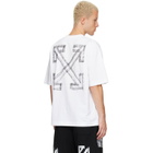 Off-White White Motion Arrow Skate T-shirt