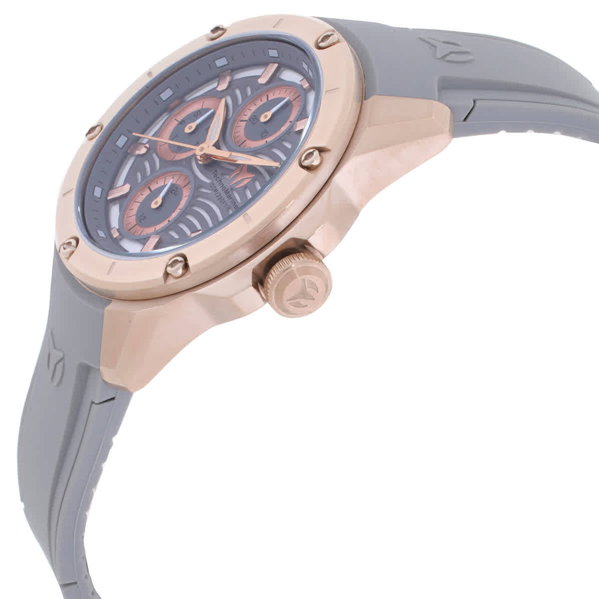 Technomarine Oceanico Quartz Grey Dial Ladies Watch TM-325006