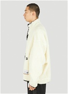 Maison Mihara Yasuhiro - Wide Zipper Fleece Jacket in Cream