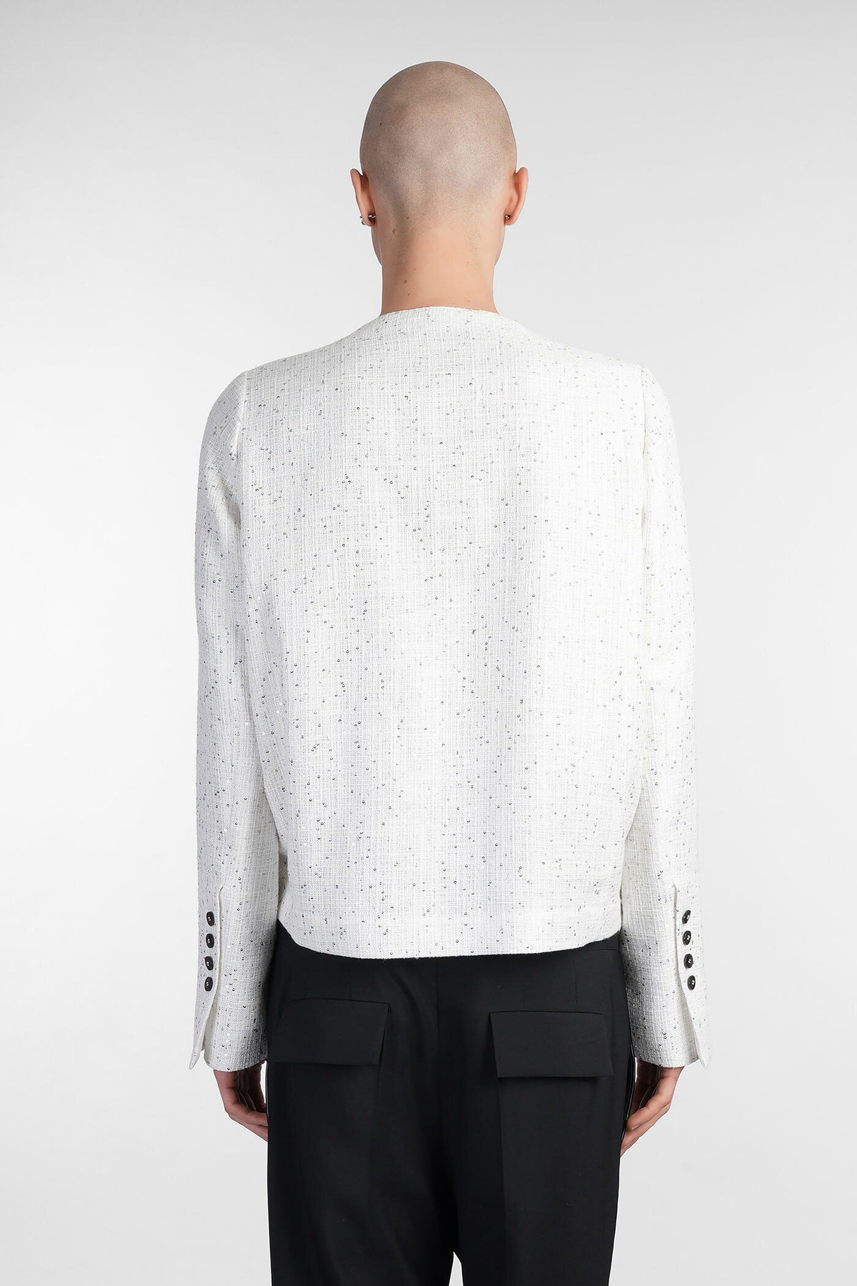 Sapio N 36 Casual Jacket In Beige Cotton