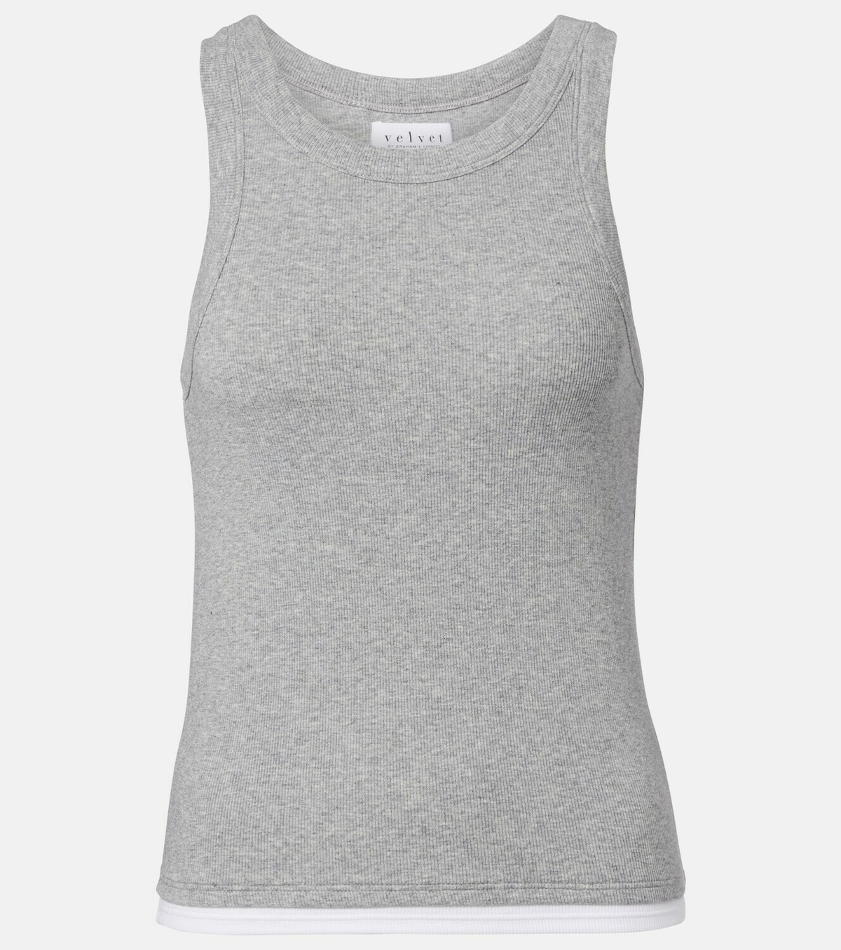 Velvet Orion ribbed-knit tank top